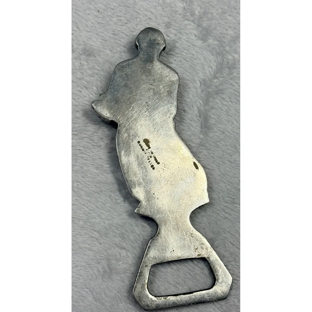 Bonwit Teller Bottle Opener Silver Vintage Figural Made In Italy
